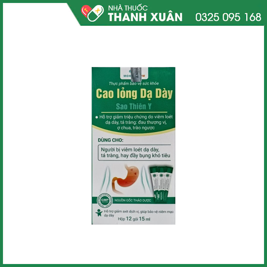 Cao lỏng Dạ Dày - Sao Thiên Y hỗ trợ giảm viêm loét dạ dày, tá tràng, đầy bụng, khó tiêu